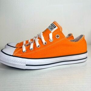 Brand new unisex low top orange Converse